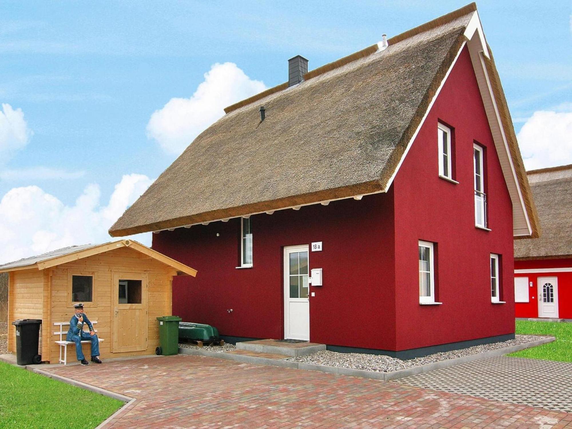 Ferienhaus Lotsenhaus Am Breetzer Bodden In Vieregge Esterno foto